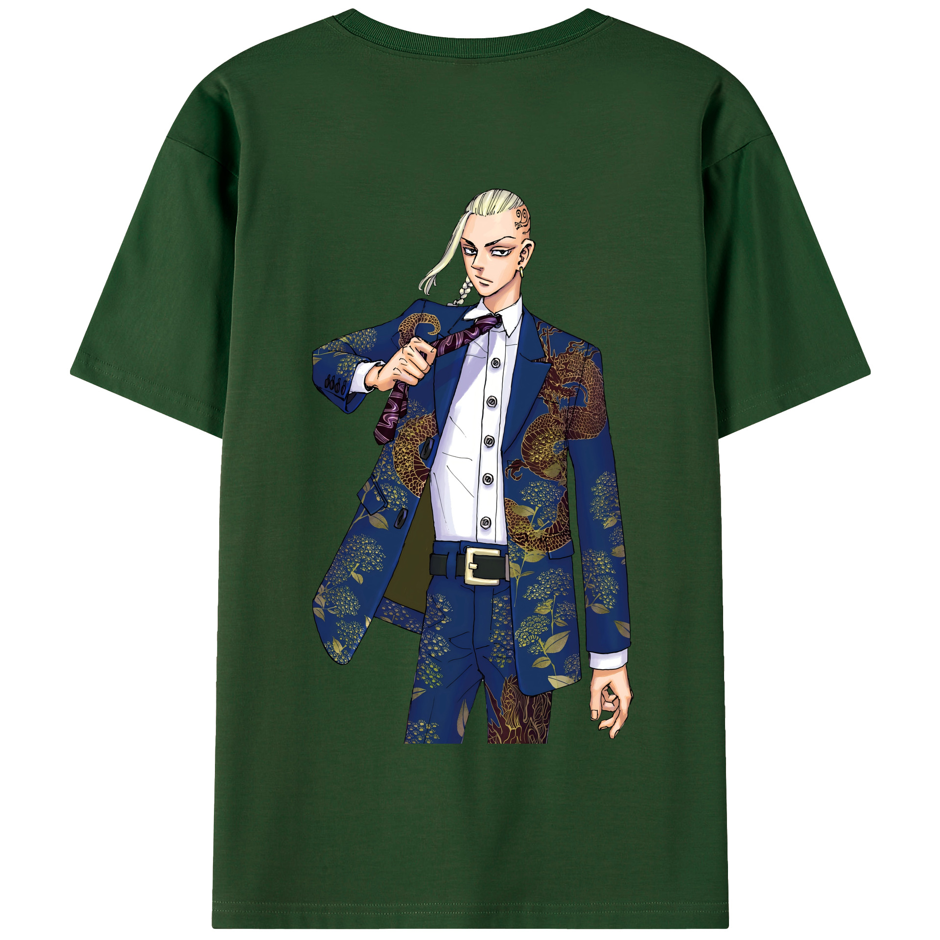 （画像用） 東京リベンジャーズ Tokyo Revengers 綿100％半袖Tシャツ（背面プリント）
